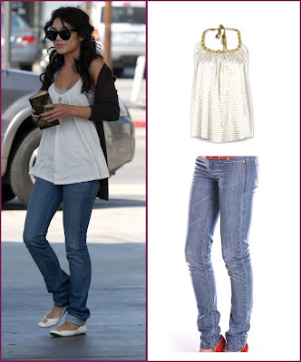 Bastardization, or dressing up a casual look? You tell me! Vanessa Hudgens