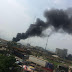 What!  Dangote Spaghetti Factory In Ikorodu Is On Fire?  (See Photos)