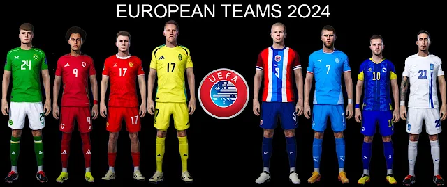 PES 2021 European Kitpack 2024 for the Rest of the European Teams