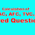 Solved numerical questions on short run cost