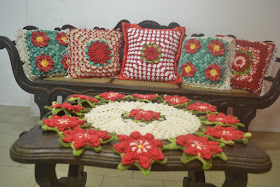 CENTRO DE MESA FLORAL A CROCHET GRATIS - UTILISIMA