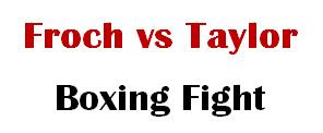 Froch vs Taylor Boxing