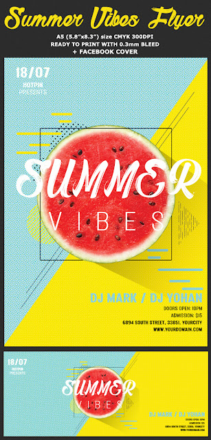   Summer Vibes Psd Flyer Template