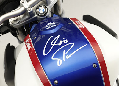 2010 BMW F800R Chris Pfeiffer Edition fuel tank