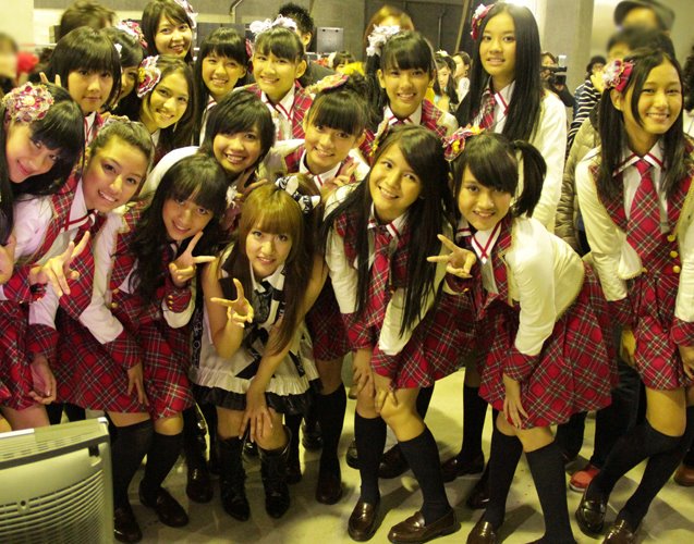 Foto Konser Pertama JKT48 di AKB48 Jepang