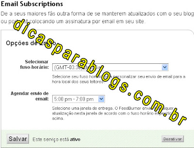 personalizar email feedburner