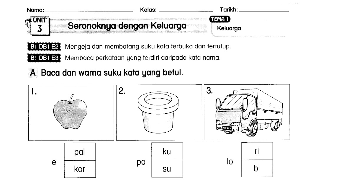 Soalan Latihan Bahasa Inggeris Tahun 5 - Terengganu s