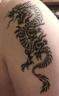 Slevee Dragon Tattoo real Design art