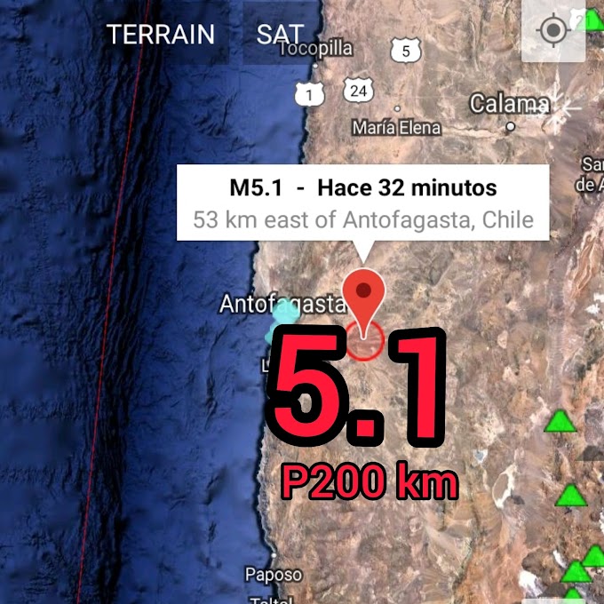 ÚLTIMA HORA |   TEMBLOR EN ANTOFAGASTA