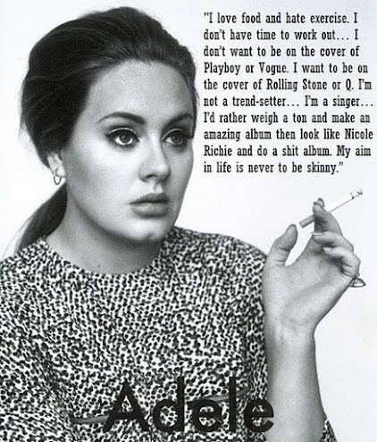 Adele - My aim in life is never to be skinny