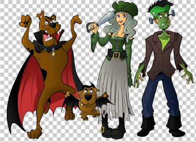 Scooby-Doo Halloween Clipart collection.