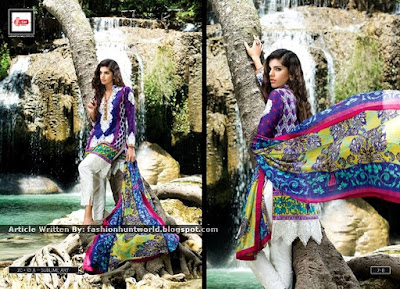 Zainab Chottani Eid Collection 2015 By Lakhany Silk Mills