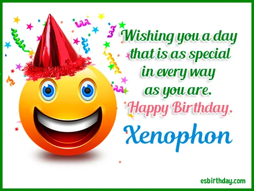 Xenophon Happy Birthday