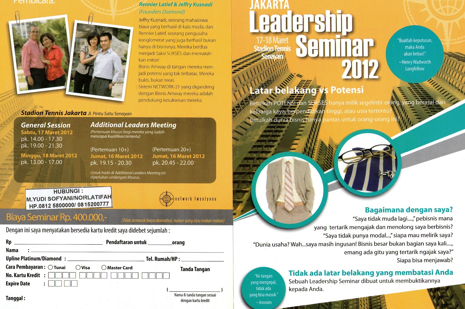 Contoh Brosur Seminar