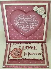 love verse - wedding verse stamp - forever love - visible image