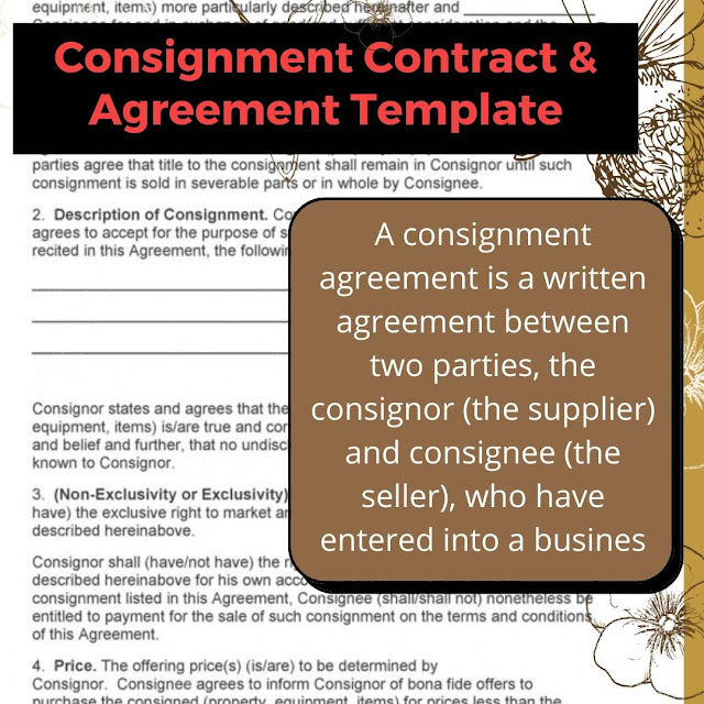 Free Merchandise Consignment Agreement