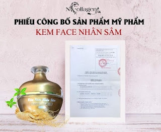 kem face nhân sâm ncollagen