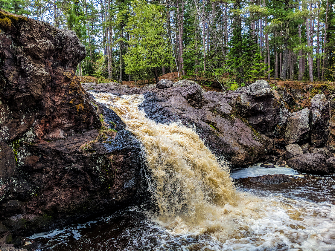 Upper Falls at Amnicon Falls State Park