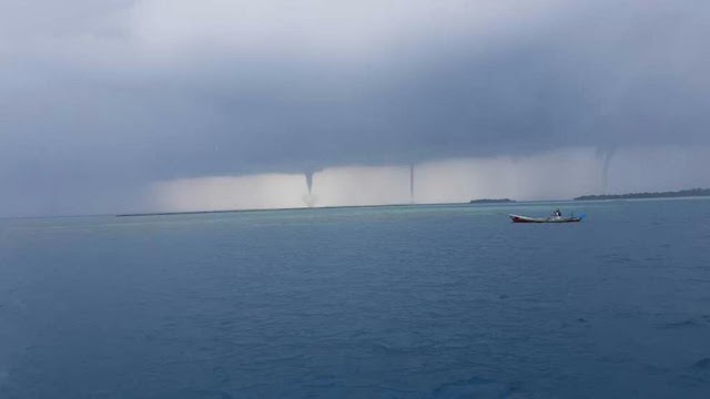 Fenomena Langka 3 Tornado di Kepulauan Seribu dan Penyebabnya