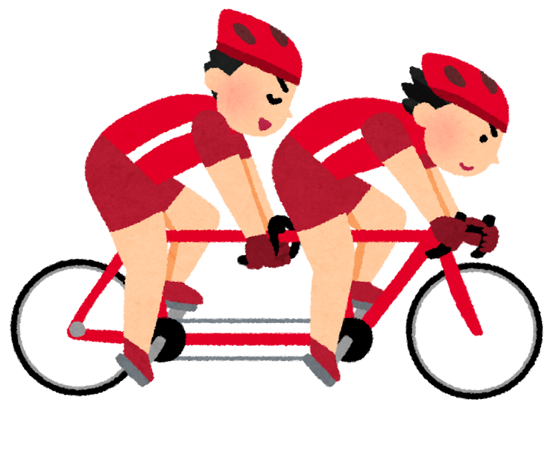 自転車タンデムのイラスト パラリンピック かわいいフリー素材集 いらすとや 自転車タンデムのイラスト パラリンピック かわいいフリー素材集 いらすとや