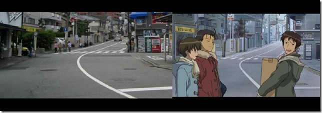 北高通学路　涼宮ハルヒの憂鬱