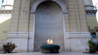 Vječna vatra is a memorial from the war