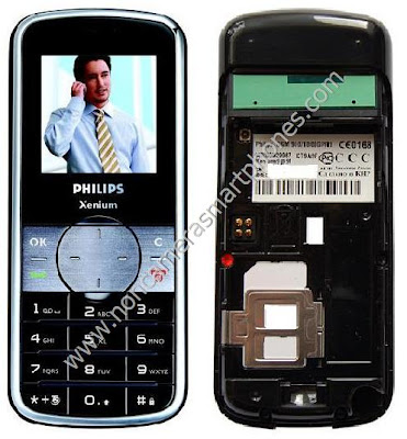 Philips Xenium 9@9f Non Camera GPRS Mobile Phone Review & Price.