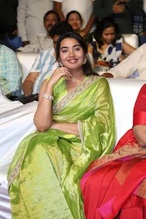 Actress Shivathmika Rajashekar at Bharathanatyam pre release