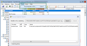 Process Explorer - Find Handle or DLL