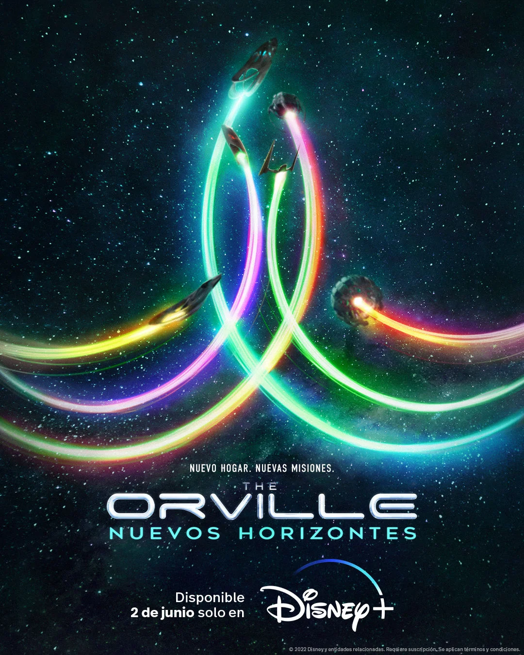 Cartel The Orville: Nuevos Horizontes