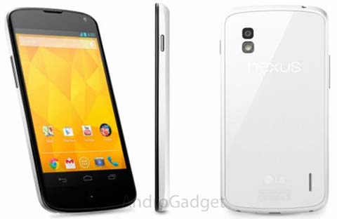 Gambar LG Nexus 4 White