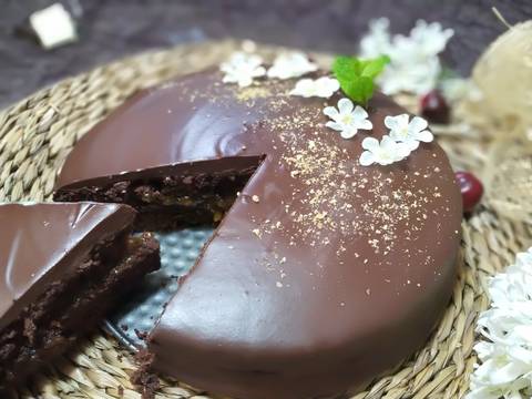 Tarta Sacher original de chocolate