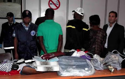NIGERIAN DRUG TRAFFICKER CAUGHT IN MOROCCO, SEE WHAT HE WAS CAUGHT WITH.