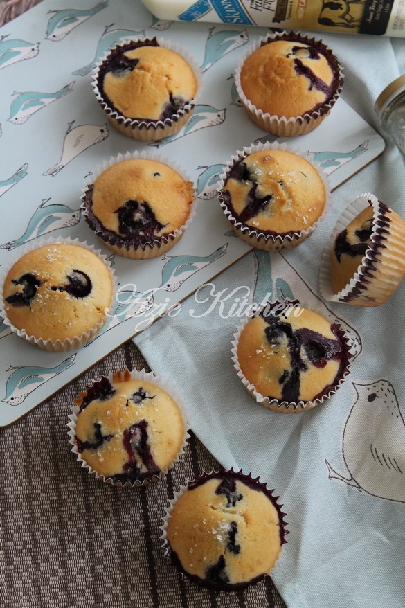 KaKTuS BeRDuRi: Resepi MUFFIN BLUEBERRY @ MUFFIN CHOCOLATE 