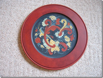 rosemaled plate 