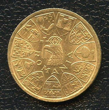 ROMANIA 20 LEI GOLD COIN