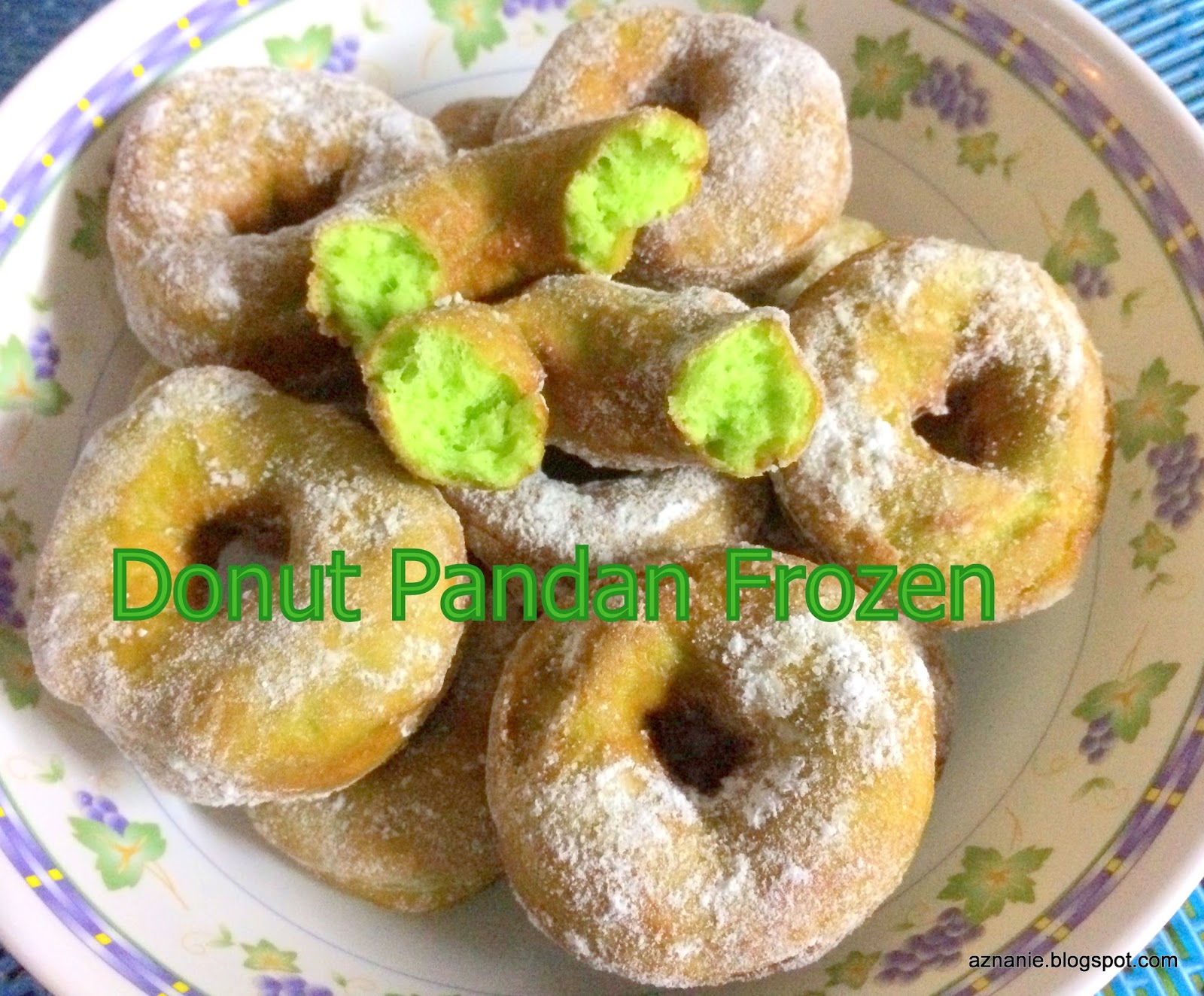 Tentang Aku: Resepi Donut Pandan Frozen