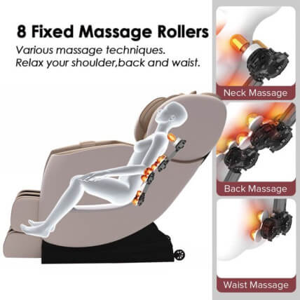 Full body massage chair for neck