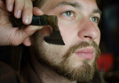 The Warrior Axe Straight Razor Is An Axe-Shaped Mini-Tool From Viking Age, For Shave Your Beard 