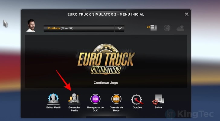 Como criar perfil no Euro Truck Simulator 2