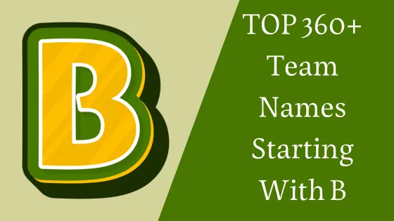 Team Names Starting With B