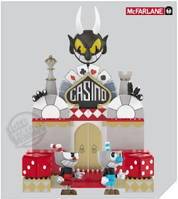 Toy Fair 2019 McFarlane Construction Cuphead Official Pics Chaotic Casino Large Construction Set