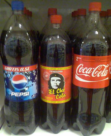 Pepsi, El Che e Coca-Cola