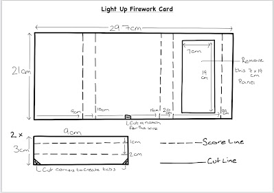 Light the sky stampin up fun fold fairylights card