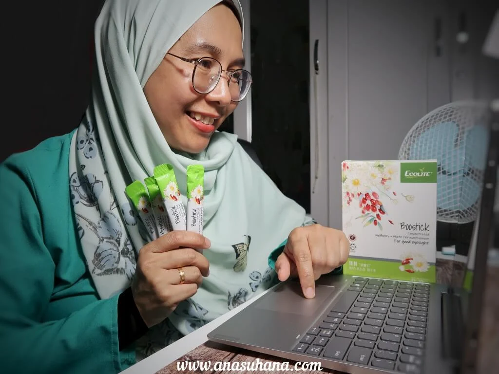 Ecolite Boostick - 3 Suplemen Untuk Berikan Tenaga, Atasi Mata Letih dan Mencantikkan Kulit