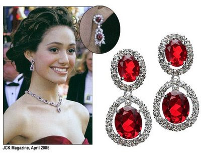 Red fashion jewelry