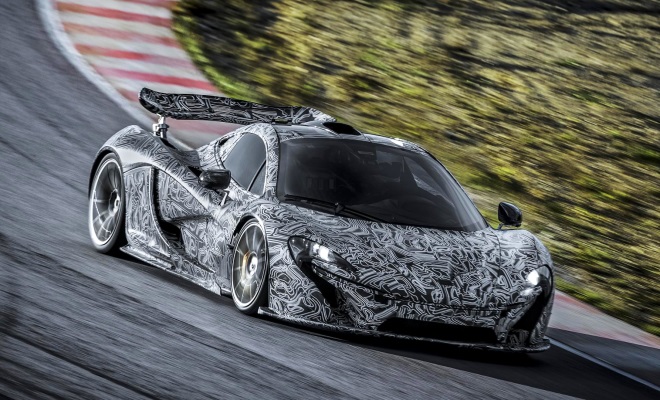 McLaren P1 prototype on track