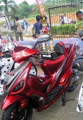 10 Modifikasi Motor Mio Terkeren - youth-labs