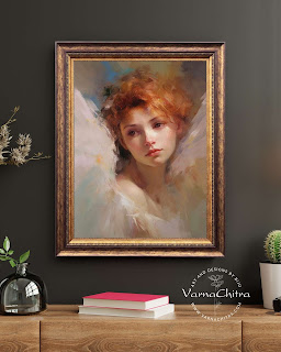 This enchanting digital oil painting featuring a cherubic angel is an ideal choice for a children's room decor. The impressionistic style with its thick, impasto brushstrokes will captivate young imaginations, while the angel's elegance and innocence will inspire a sense of wonder. The soft pastel and warm earthy tones used in the artwork create a soothing and calming atmosphere, perfect for a child's space. As a gift, this painting is a treasure for children on birthdays and special occasions, providing a timeless and meaningful piece of art that can spark their creativity and imagination for years to come.