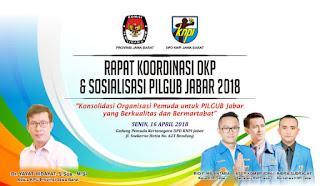 Rapat Koordinasi OKP dan Sosialisasi Pilgub Jabar 2018